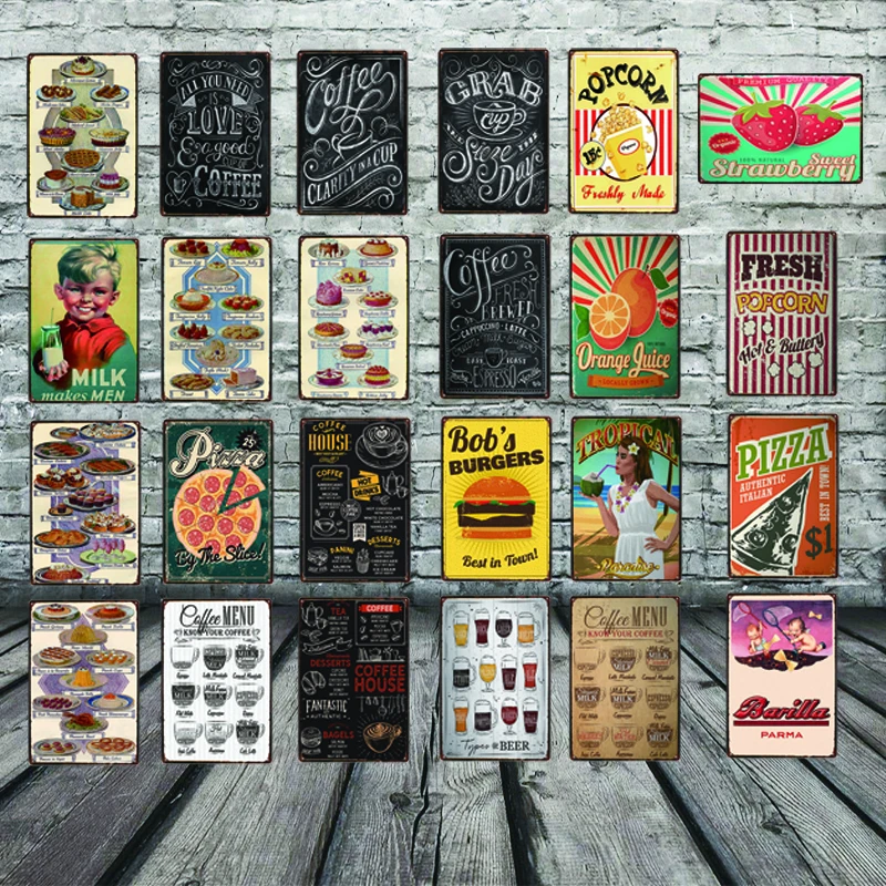 Tiki Bar Skārda Zīmes Metāla plākšņu Sienas Pub Virtuves Restorānu Mājas Mākslas Dekoru Vintage Dzelzs Plakātu Cuadros DU-3020