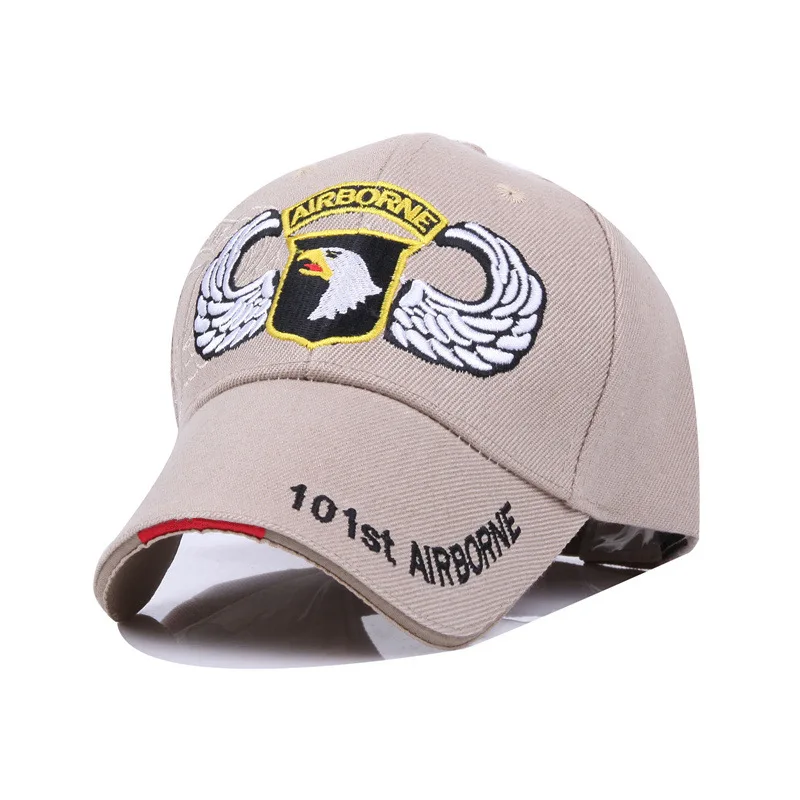 2019 jaunu 101 Airborne Division Beisbola cepure kokvilnas Snapback cepures Brīvdabas atpūtas hip hop, cepure, regulējams Vīrieši Sievietes tētis cepures