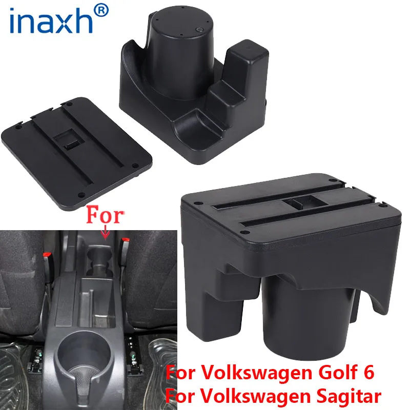 Par Volkswagen Golf 6 Elkoņbalsti lodziņā VW Sagitar 2007. līdz 2012. gadam, Auto roku Balsts, Interjera īpašas Pārbūves daļas, Centrs Uzglabāšanas kaste USB