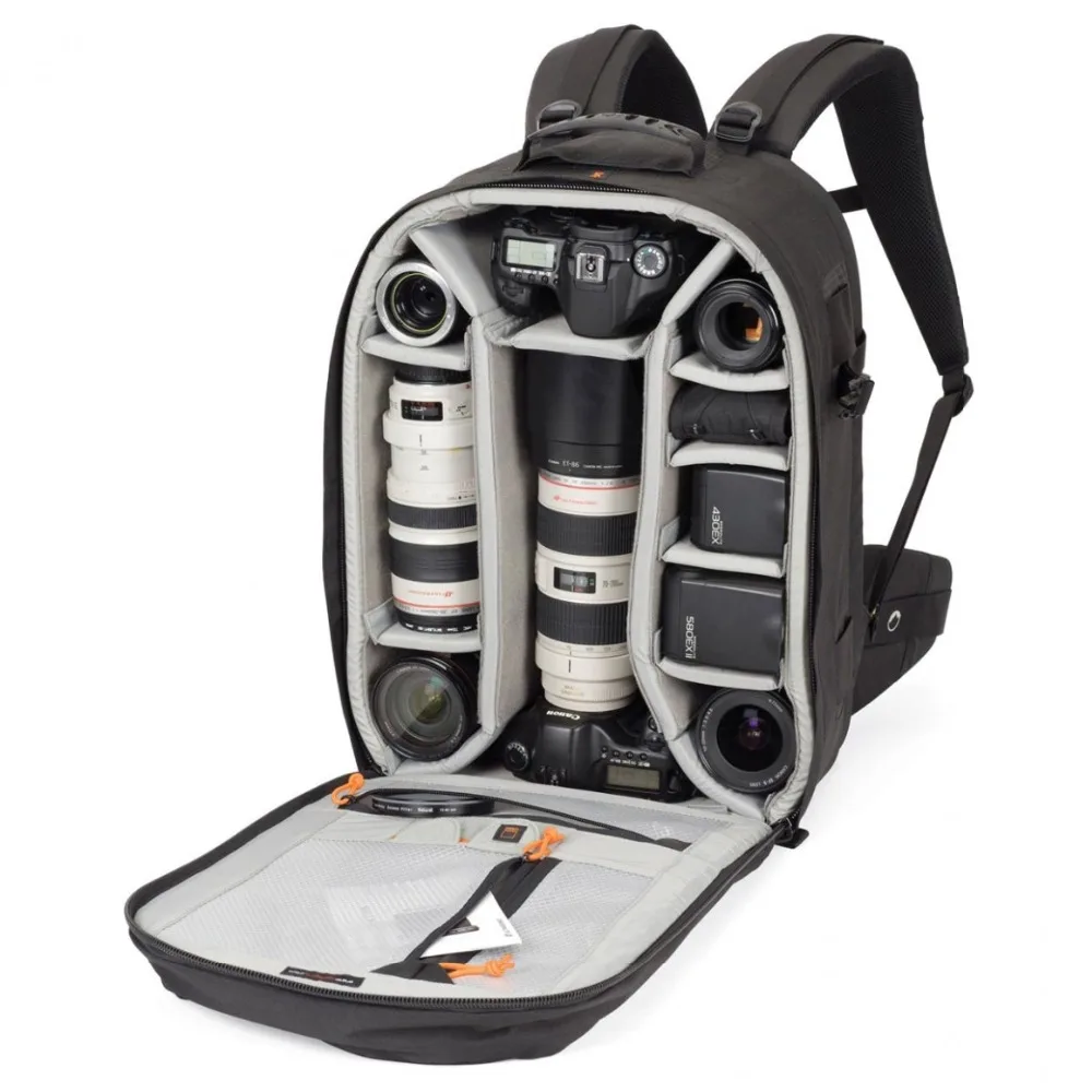 ātra piegāde Lowepro Pro Runner 350 AW Pleca Soma Kameras soma likt 15.4 klēpjdators ar Visiem laika apstākļiem Lietus pārsegs