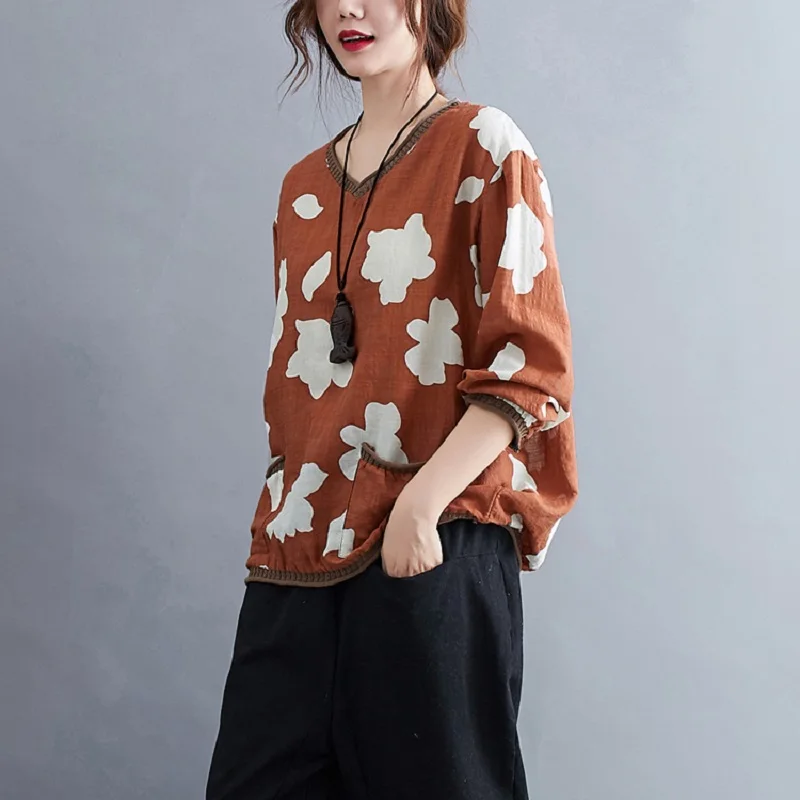 Korejiešu stilā, kokvilnas plus lieluma vintage rudens gadījuma zaudēt tee t krekls, sieviešu t-krekls dāmas t drēbes ir 2021. topi streetwear