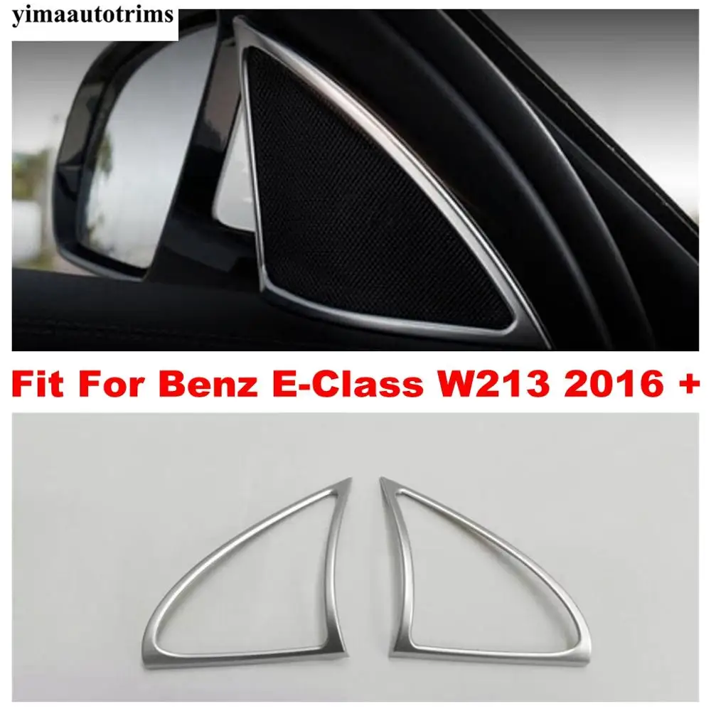 Piederumi Mercedes-Benz E-Klases W213 2016. - 2021. Gadam Priekšā Trīsstūris Pīlārs Stereo Skaļruņu Audio Skaļrunis Rāmi, Vāku Apdare