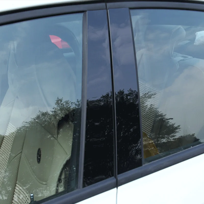 Auto stiklu BC Kolonnu Dekoratīvās Uzlīmes ārējās Apdares Spoguļa Atspulgs Panelis Cruze Malibu BURA JĀTNIEKS