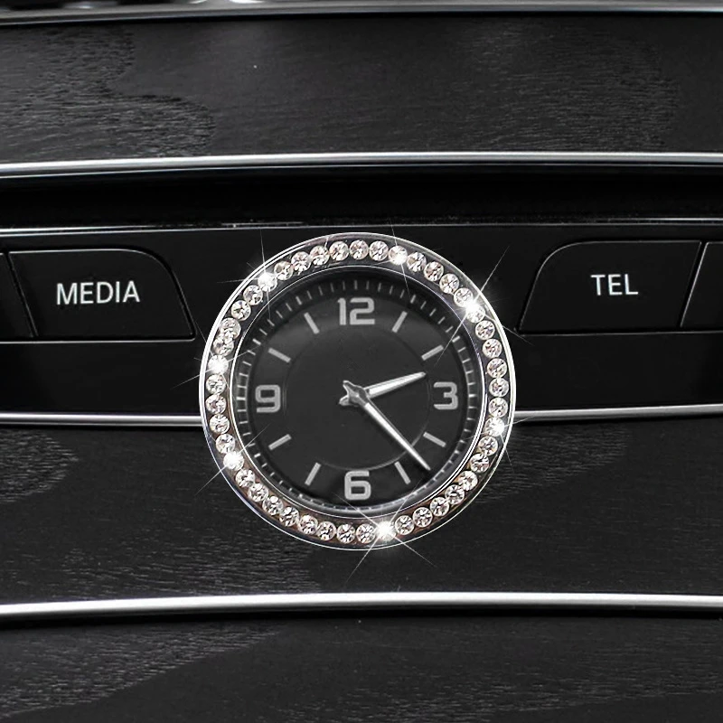 Modificētu Centrs Pulksteni Rhinestone Dekoratīvu Gredzenu Rāmis, kas Paredzēta Mercedes-Benz GLC jaunā E-klase C-klase S-klase CLS Auto