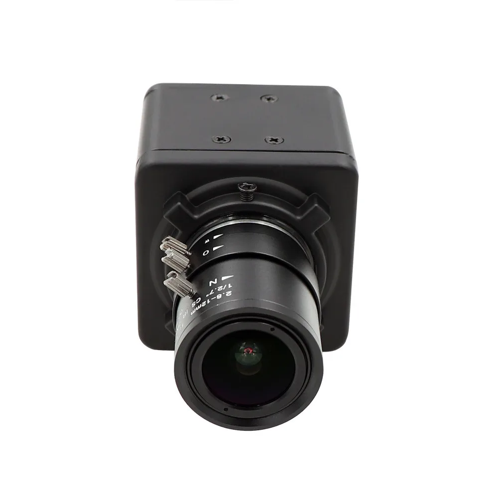 Pasaules Slēdža ātrgaitas 120fps 720P OTG UVC Plug Spēlēt Bezvadītāja Mini Gadījumā CS Mount Varifocal 2.8-12mm USB Kameras