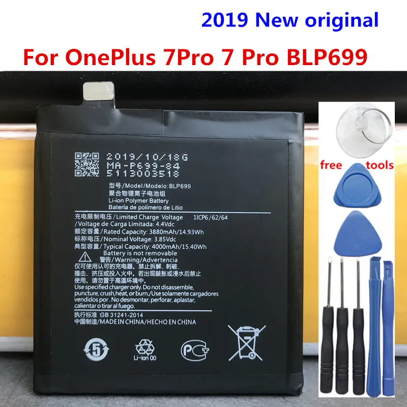 Jaunas Oriģinālās Augstas Kvalitātes Akumulatoru OnePlus 3 3T A3010 A3003 6 BLP613 BLP633 BLP657 BLP685 BLP699 1+ 6 6T 7 Pro Baterijas