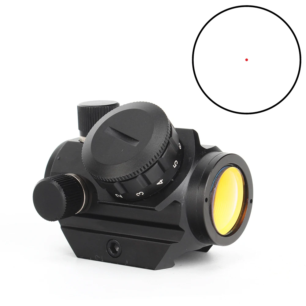 Zems Profils, Kompakta 1X25 Red Dot Sight 3 MOA darbības Joma Weaver Picatinny Mount Taktiskās Medību Šautene Riflescopes