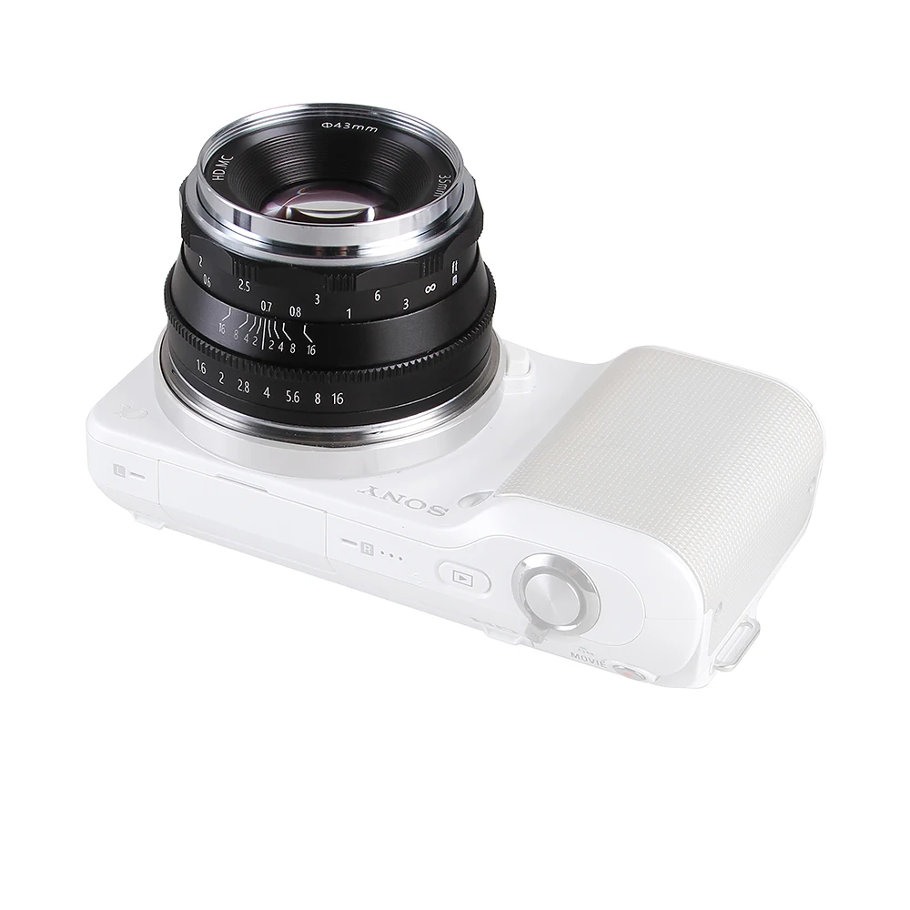 35mm F/1.6 Manuālais Fokuss MF Prime Objektīvu Canon EF-M Mount Mirrorless Kameru M5 M50 M6 M10 M100