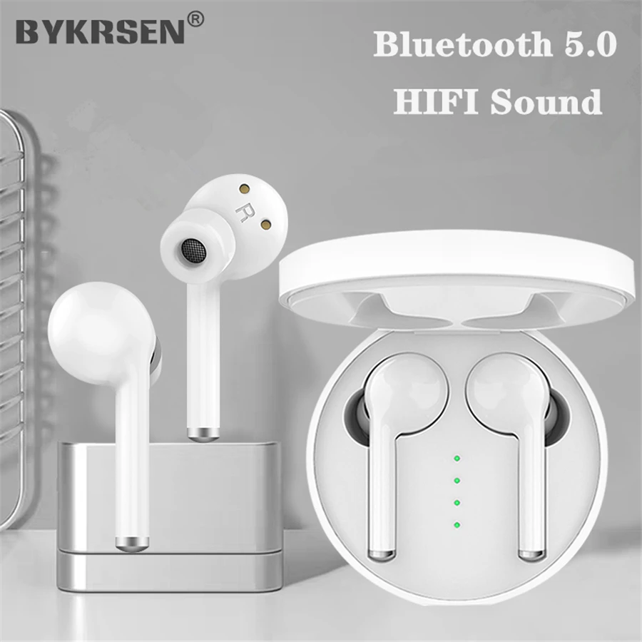 BYKRSEN Bluetooth 5.0 Sporta Darbojas Austiņas Bezvadu Bluetooth Fone Headest Biznesa HD Zvanu Bezvadu Austiņas Spēļu Earbuds