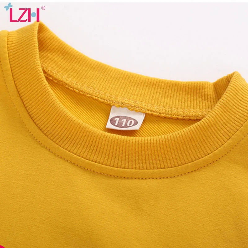LZH Bērnu Apģērbu 2020. Gada Rudens Meiteņu Drēbes ar garām piedurknēm+Bikses 2gab Apģērbs, Uzvalki Bērniem, Tracksuit Par Pusaudžu Meiteņu Apģērbu Komplekti