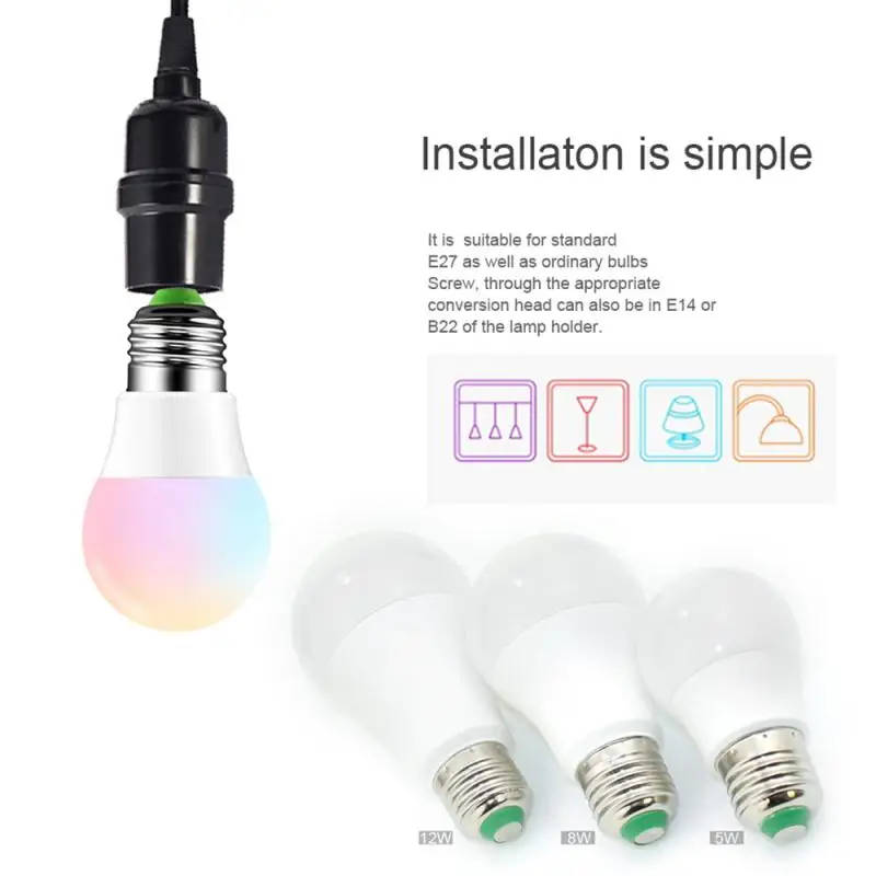 LED Lampas ar RGB LED Spuldze E27 RGBW Aptumšojami Ampoule LED Smart Gaismas Mājās Svētku Dekorēšana Ar Tālvadības pulti, LED Spuldzes