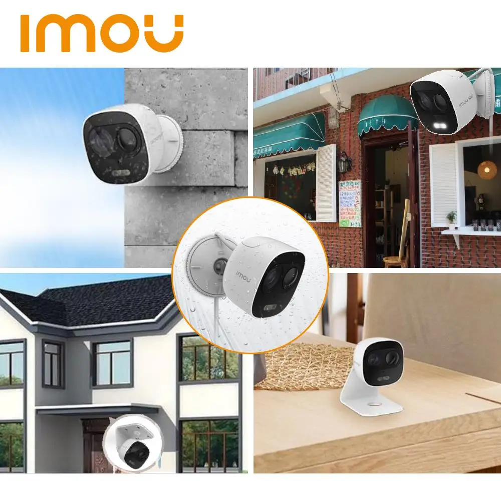 Dahua IMOU IPC-B26E Šūnu Pro IP Kameras 1080P HD ar Akumulatoru Uzraudzības CCTV Bezvadu Āra Ūdensizturīgs PIR Atklāt Wifi KĪN