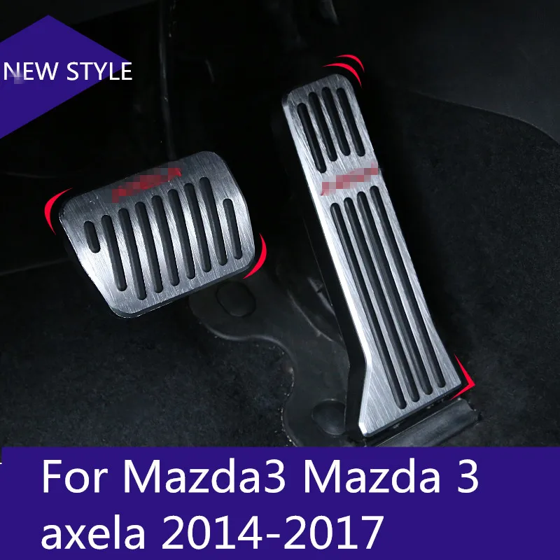 Par Mazda3 Mazda 3 axela-2017 auto stils Nerūsējošā Tērauda, pārsegs kājām, Gāze/benzīns/eļļa, Bremžu Atpūtas lampas apdares Pedāli