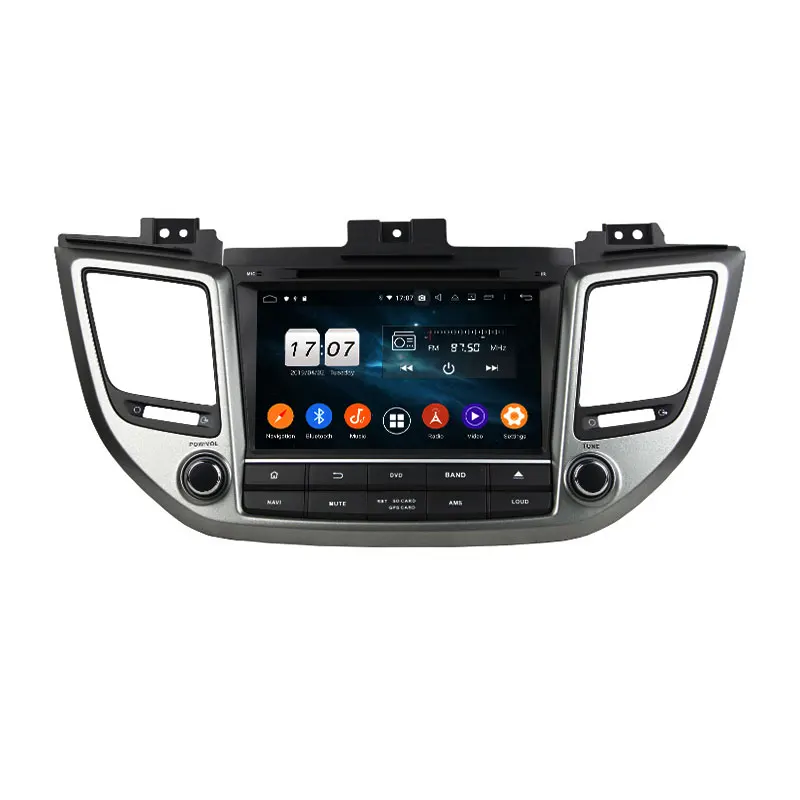Auto Multimediju Atskaņotāju Hyundai Tucson, IX35 2017. - 2018.gadam Android Radio Kasešu Diktofonu, Stereo, DVD PX6 GPS Navi Galvas vienības
