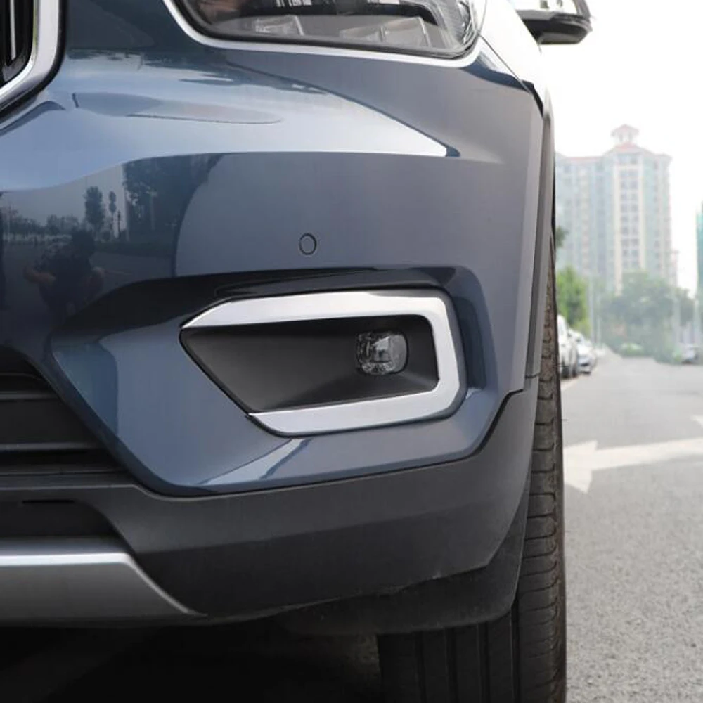 Volvo XC40 XC 40 2019 2020 ABS Hromēti Priekšējie Miglas lukturi Segtu Apdares Vadītājs Miglas Lukturi Rāmja Aizsargs, Auto Piederumi