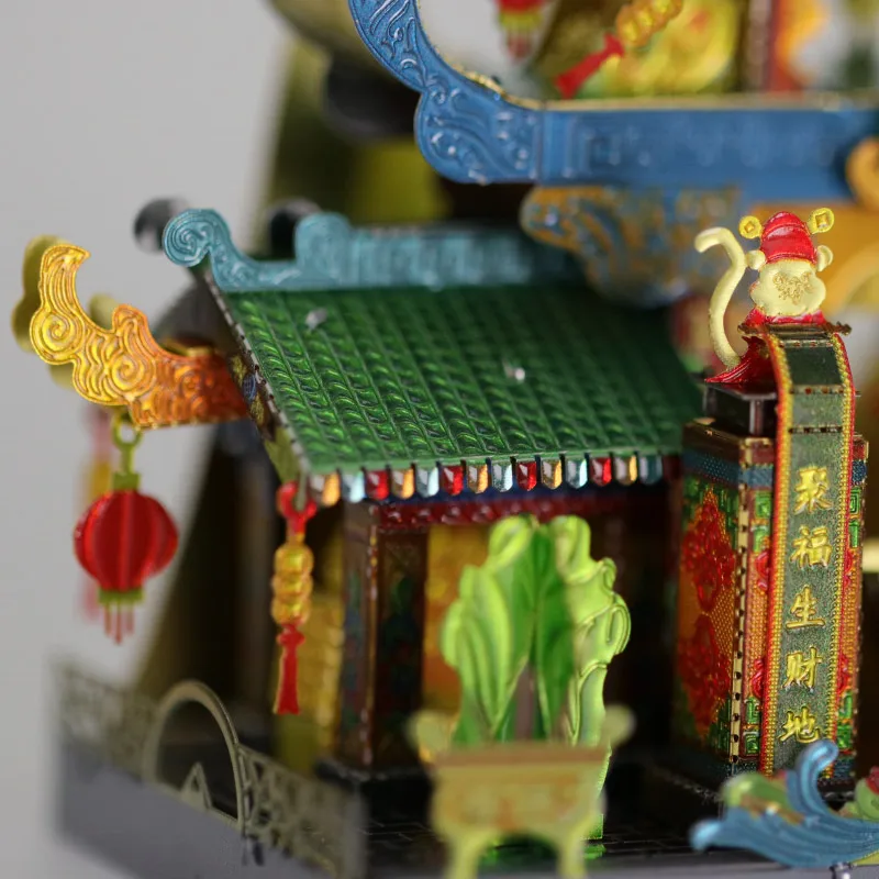 MMZ MODELIS MU 3D Metāla puzzle Piemiņas Arkā, Chinatown Modelis Komplekti DIY Apkopot Puzzle ar Lāzeru Griezti Jigsaw Celtniecības Rotaļlietas, Dāvanu