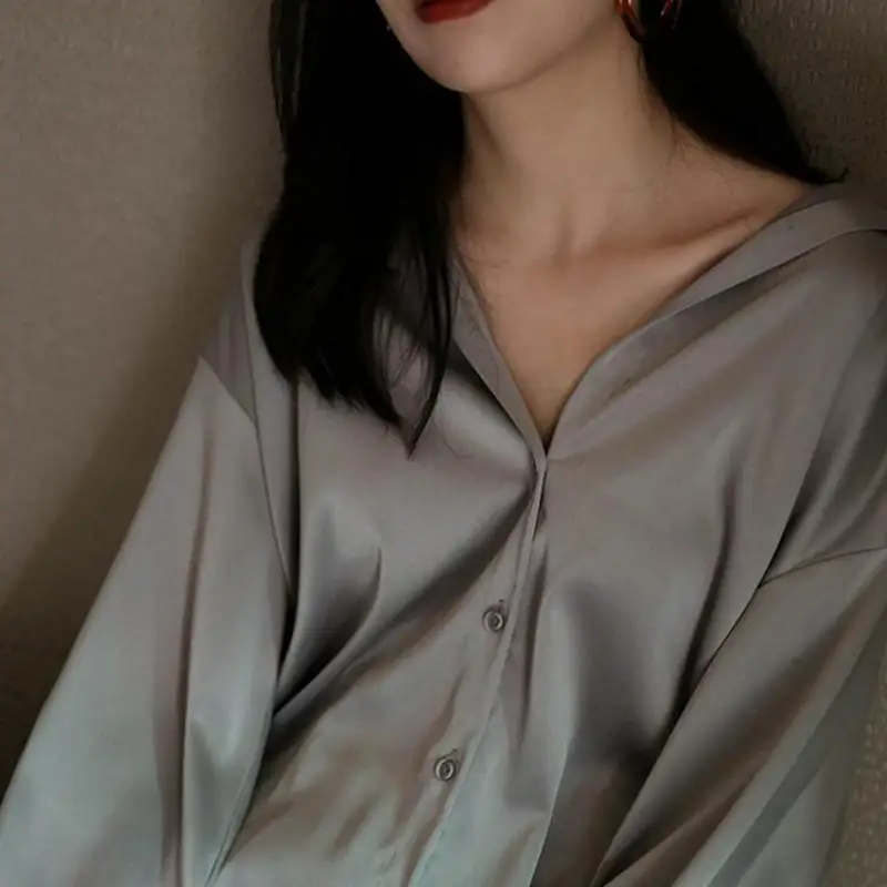 Genayooa Biroja Dāma Gadījuma Sieviešu Topi Un Blūzes Sieviete 2020. Gadam Korejas Eleganti, Baltās Blūzes, Krekli Ar Garām Piedurknēm Rudens Blusas