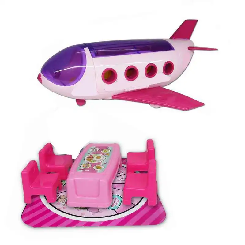 2019 JAUNU lols lelle ar lidmašīnu rotaļlieta Spēlē House un 2 lols lelles rotaļlietas statuetes meitene, rotaļlietas, dāvanas bērniem,