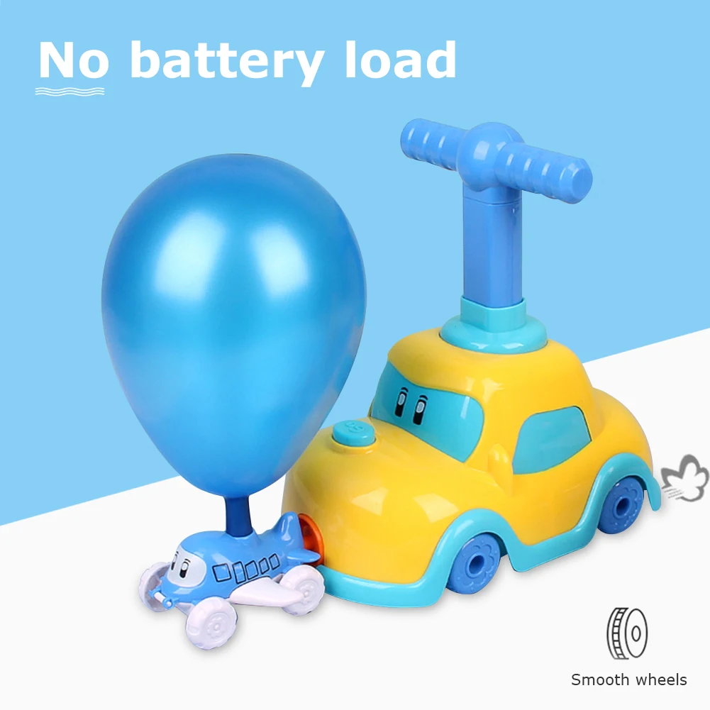 Balonu dzinēju Automašīnas Smieklīgi Rotaļlietas Bērniem Inerciālas ABS Gluda Spilgtu Krāsu Izglītības Puzzle Bērniem Dāvanas