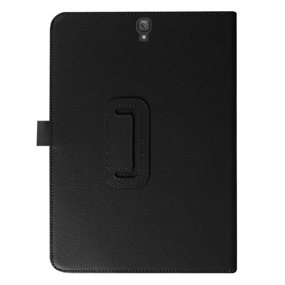 Triecienizturīgs Statīva Turētājs Folio Case for Samsung Galaxy Tab S3 9.7 T820 T825 Magnēts Flip Litchi Ādas Zīmuļa Vāciņš Cilnes S3 9.7