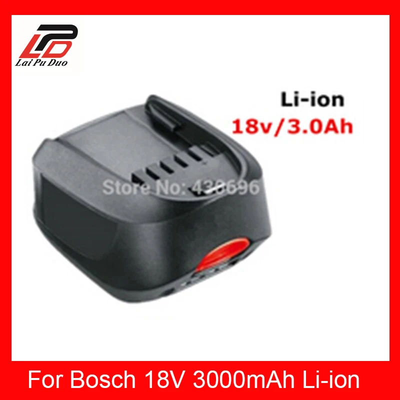 18V 3.0 Ah Li-ion jaudas instruments, akumulatoru Nomaiņa Bosch PSR 18 Li-2 2607335040 2607336039