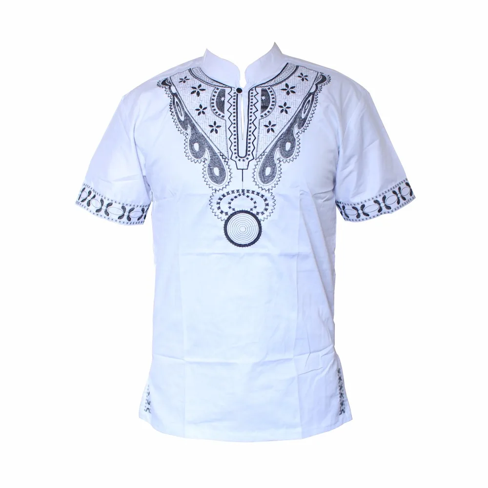 Dashiki ropa hombre kurta Musulmaņu vīriešu t-Krekls Āfrikas Haute Cilšu Izšūti Ankara T-krekls рубашка мужская рубашка мужская