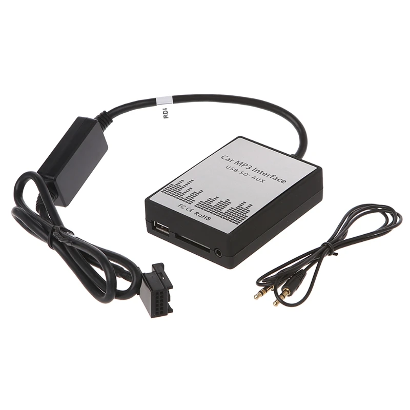 USB, SD, AUX Auto MP3 Mūzikas CD Mainītājs Adapteri Priekš Peugeot 307 407 Citroen C4, C5