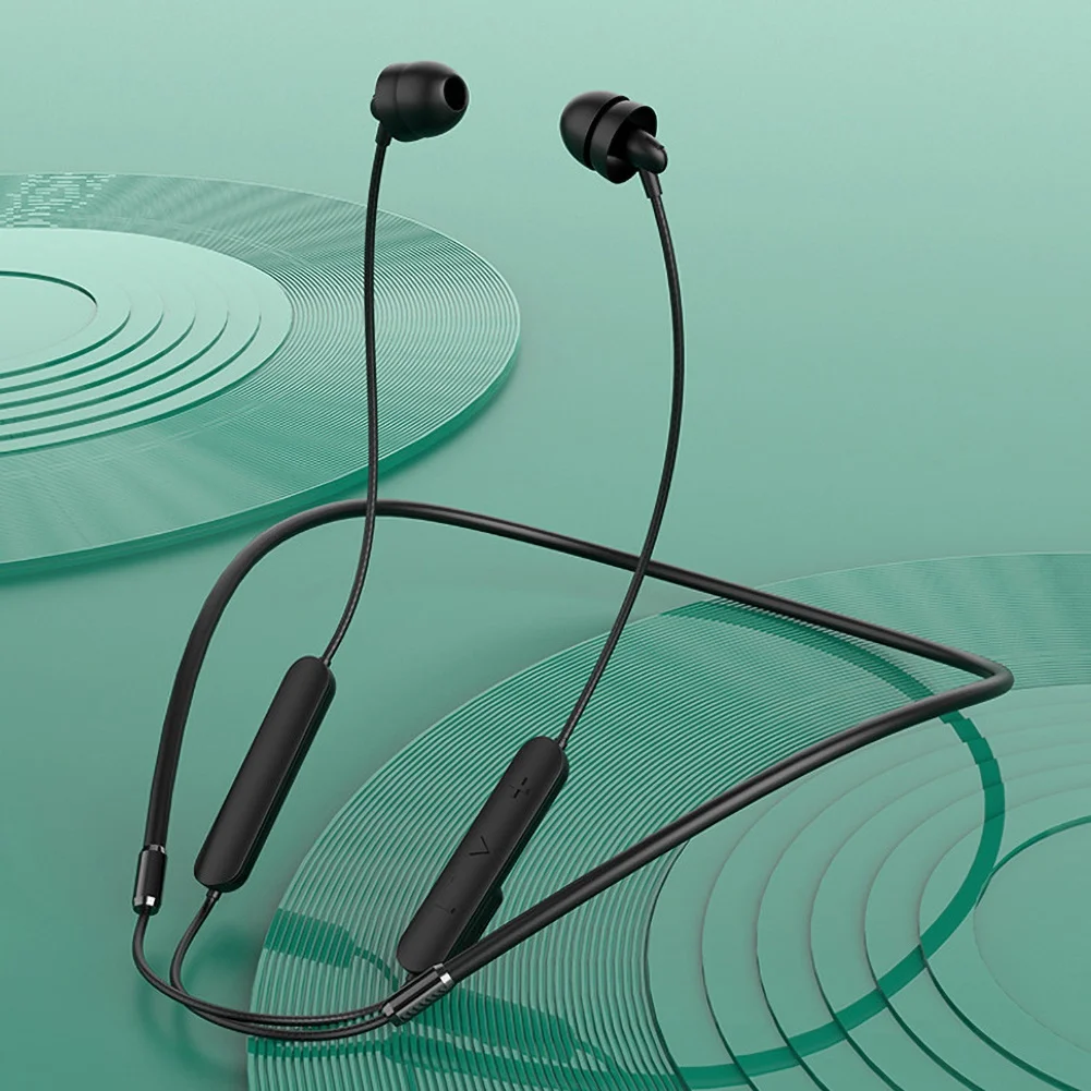 FD1 Auss Miega Austiņas Bluetooth 5.0 Silikona ausu aizbāžņi Vienkāršu Stila Mūziku, Ērti Gulēšanai, Kakla Austiņas