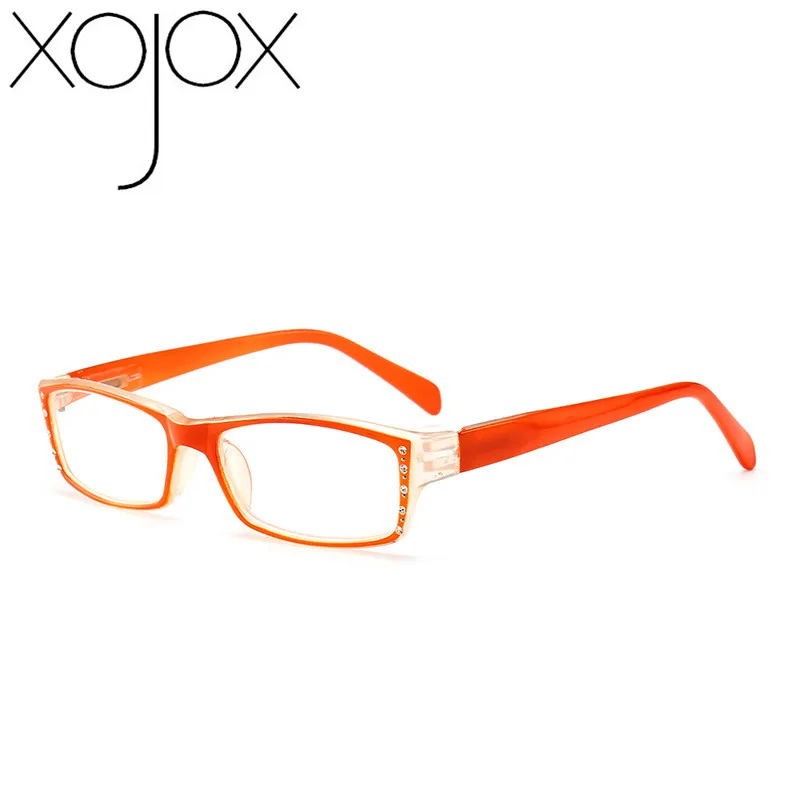 XojoX Laukumā Lasīšanas Brilles Sievietēm Retro Imitācija Dimants Glāzes Lasītājs +1.0 +1.5 +2.0 +2.5 +3.0 +3.5 +4.0 Dioptrijas