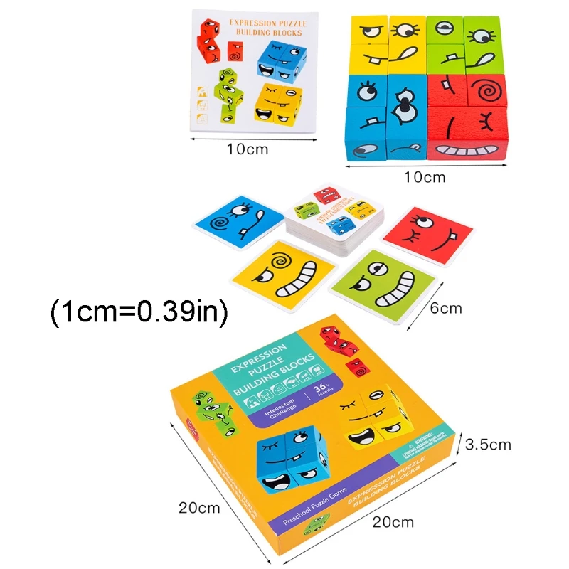 Smieklīgi Vārda Puzzle Krāsains Magic Cube Celtniecības Bloki Izglītības Rotaļlieta Q6PD