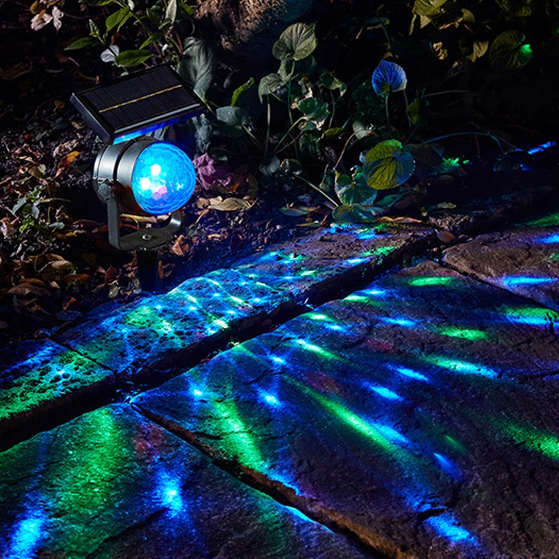 Ziemassvētku Gaismas, Āra Iekštelpu LED Projektoru Lampas Krāsains Rotējošo DJ Diskotēka Saules Skatuves Gaismas Dārza Mājas Apdare