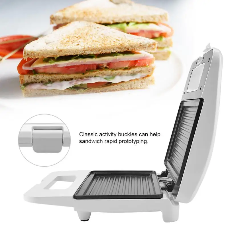 Non-Stick Sviestmaižu tosteris, Elektriskā Vafeļu Grauzdēti Sandwich Mašīna Brokastis Burbulis Olu Kūka Krāšņu Virtuves Iekārtu ES Plug 220V