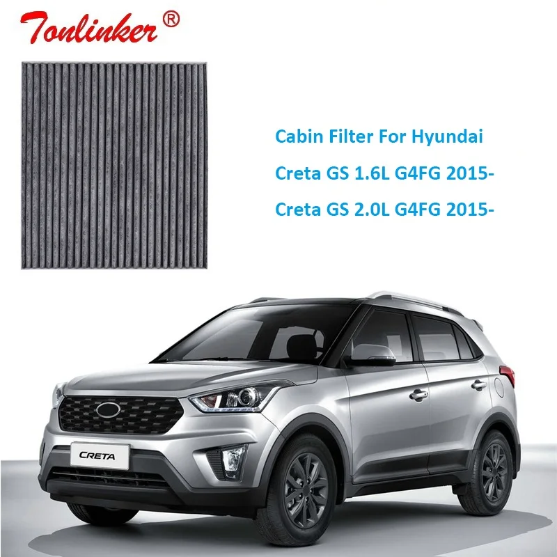 Salona Filtrs Hyundai Creta GS 2016-2020 1.6 L 1.6 MT 1.6 2,0 L 2.0 AT daudzslāņu filtrācijas Auto Oglekļa Filtrs Oem 97133D3200