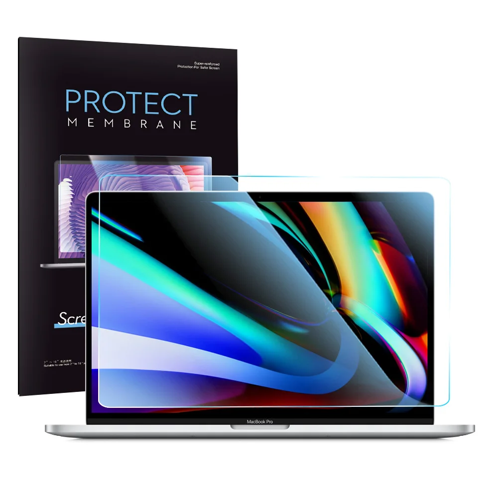KPAN Anti-zila, Elastīga Stikla Ekrāna Aizsargs Macbook pro 16 2019 ar Touch Bar A2141 aizsargājošu plēvi ar Stikla Pārklājumu