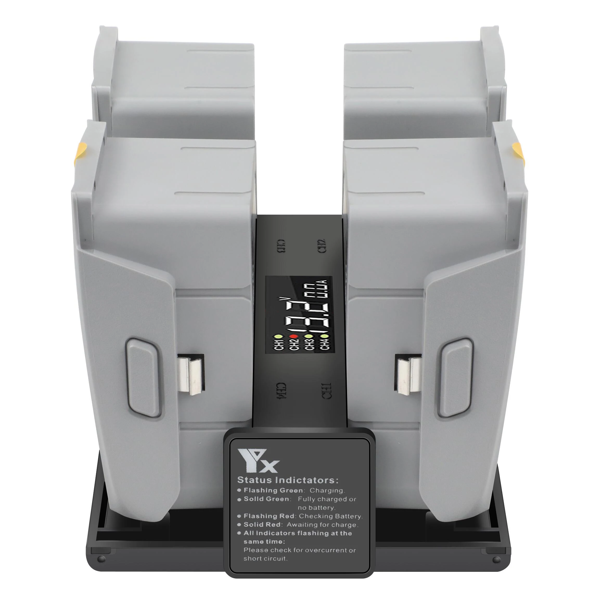 Yx 4in1 Lādētāju, Akumulatoru DJI Mavic Air2 Uzlādes Hub Portatīvo Smart Viedo LED Displejs Dūkoņa Mavic Air 2 Akumulatora Lādētājs