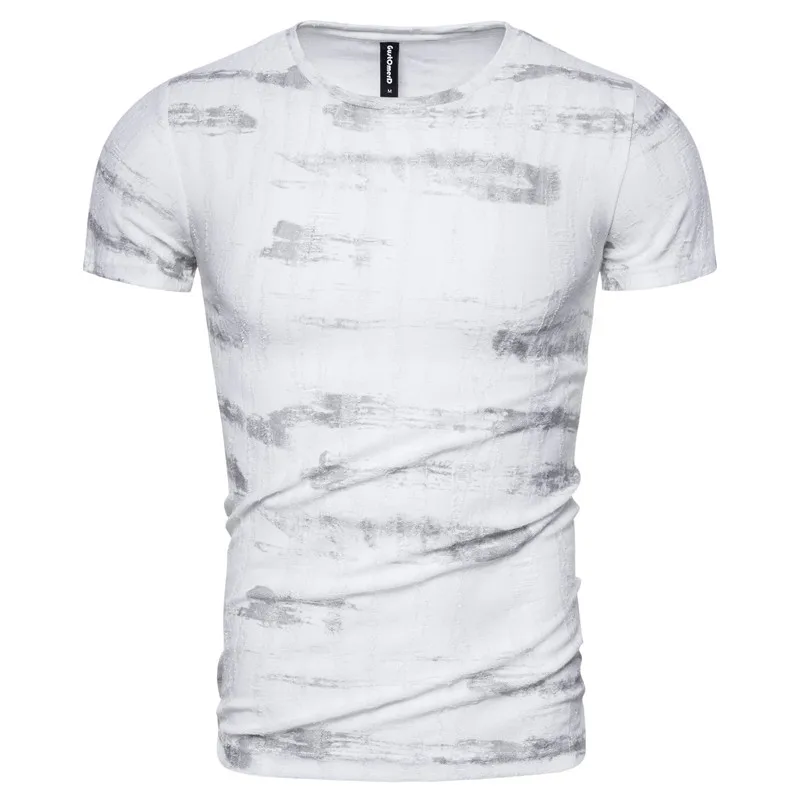 2020. gada Vasaras Modes Vīriešu T Krekls Breathable Līniju Kokvilnas ar Īsām Piedurknēm T Kreklu apdruka Vīriešu Apģērbs Tendence Casual Slim Fit Top Tees