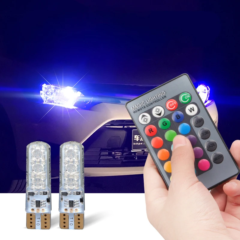 Canbus T10 W5W LED RGB Ķīlis Gaismas Nav Kļūdas Par Subaru impreza mantojums xv Outback forester Tribeca Fiat