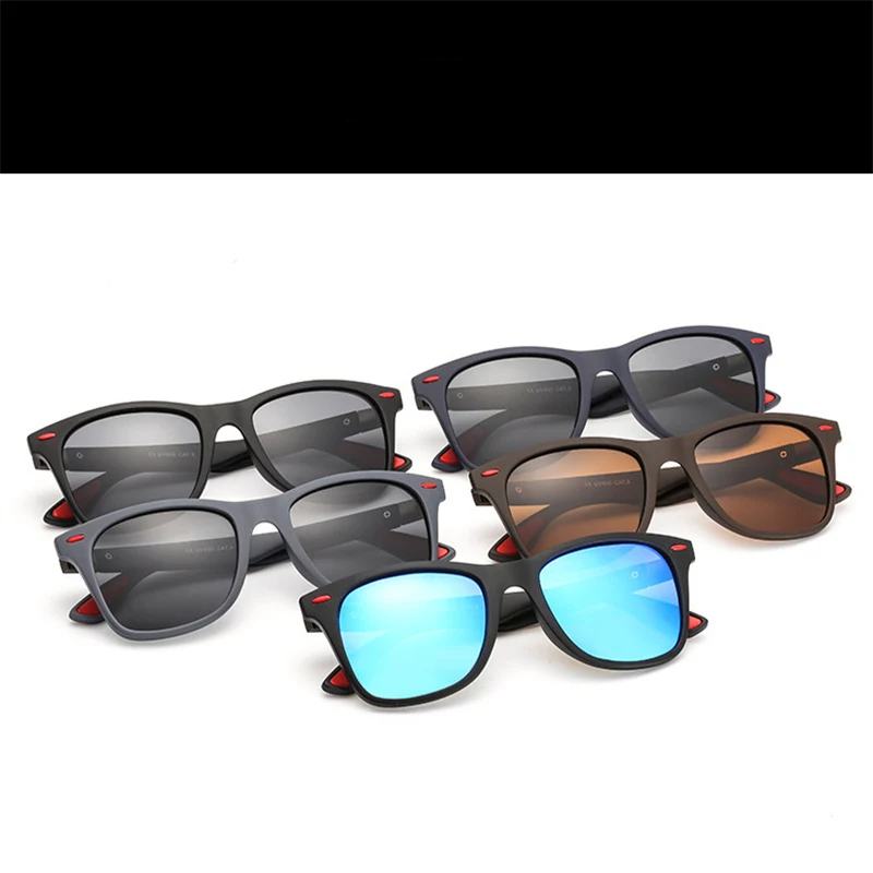 2019new laukumā polarizētās vīriešu saulesbriļļu modes UV400 dāmas saulesbrilles classic zīmola dizaina brilles sporta braukšanas saulesbrilles