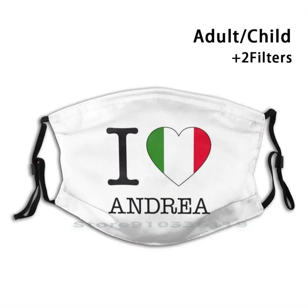 Es Mīlu Andrea Drukāt Atkārtoti Lietojamā Maska Pm2.5 Filtru Sejas Maska Bērniem Andrea Pirlo Italia Itālijas Futbola Itālijas Futbola Futbols