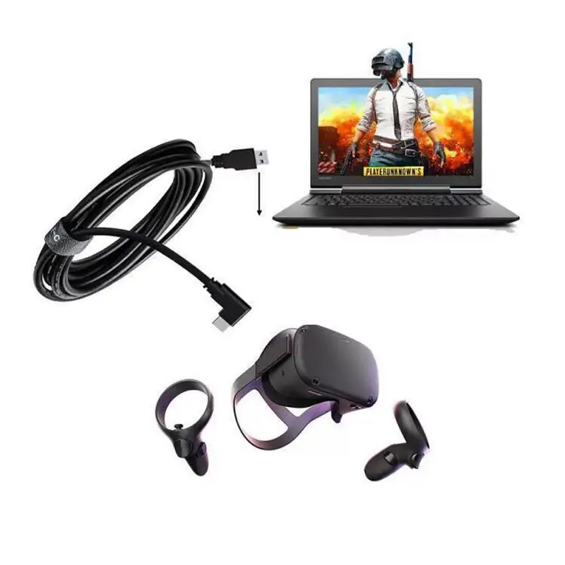 5M USB C Kabeļi, Datu Pārsūtīšanas Maksas VR Saiti, lai Oculus Quest2 Uzlādes Kabelis, Elkoņa VR Kabeļu VR Brilles Datoram Kabeli, 4M 3M