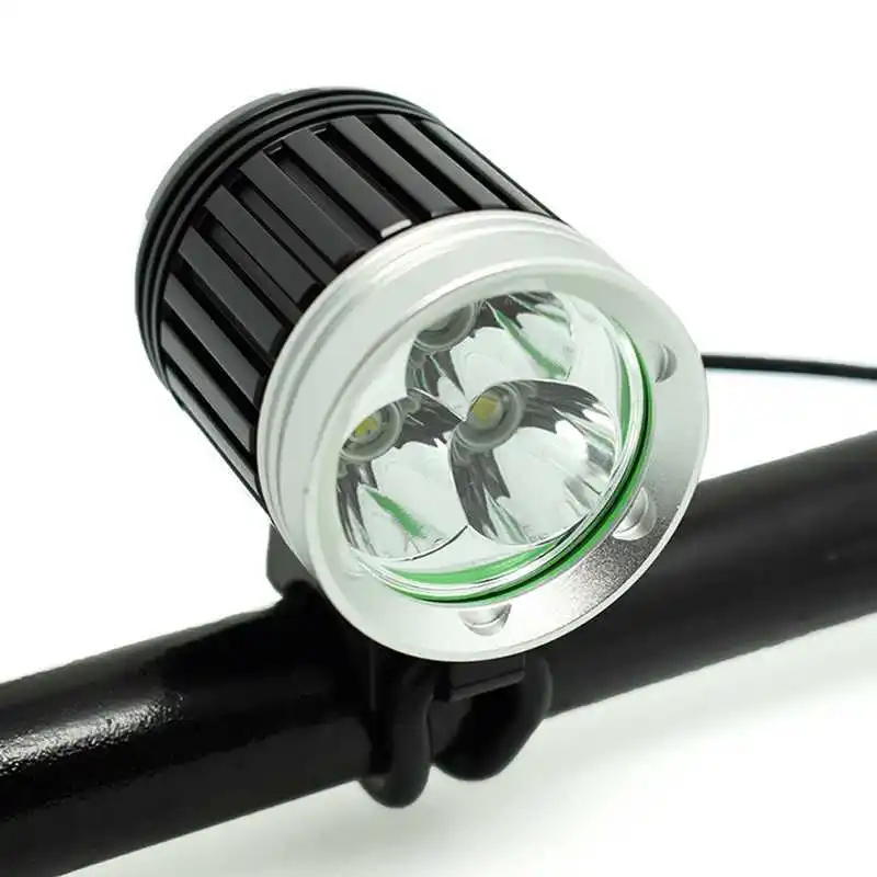 Ūdensizturīgs 3*T6 LED Lukturu Velosipēda Priekšējo lukturu 4000lm 3 Režīmi Kalnu Velosipēds Gaismas Izjādes Riteņbraukšana Galvas Lampas+ 9600mAh akumulators