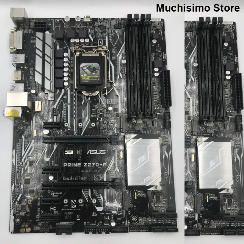 Asus PRIME Z270-P Mātesplates Intel Z270 LGA 1151 DDR4 64GB PCI-E 3.0 Sākotnējā Darbvirsmas Z270 Mainboard DDR4 Core i7/i5/i3 1151