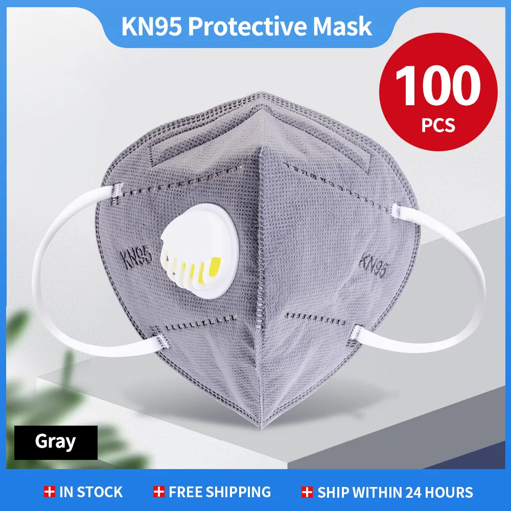 5-100gab Reuseable Maska FFP2 Maska KN95 Sejas Maska ffp2mask 5Layer Aizsardzības Masku 95% filtrs Maska Ar Elpot Vārstu маска на рот
