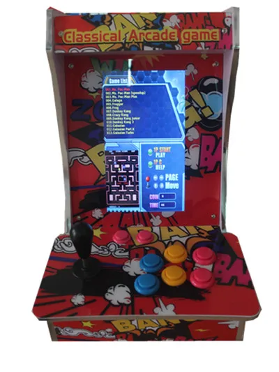 Klasiskā spēles 412 1 Spēle PCB/Ilgi vārpstas kursorsviru/Mini Vertikālā ekrāna tips arcade machine 10.4