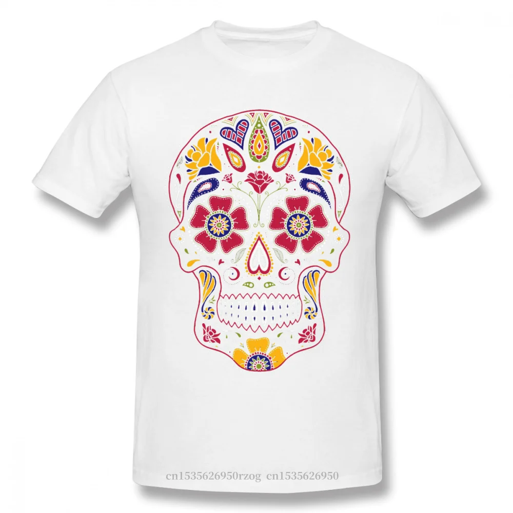 Dienā, Dead Cukura SkullAnime Apģērbu Dizaina Halovīni Triks-vai-ārstēšanā Kokvilnas Vīriešu T-Krekls