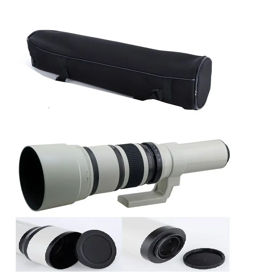 JINTU 500mm F/6.3 T-Mount Super Telefoto Objektīvs priekš Nikon, Canon, Sony, DSLR Kameru un Makro 4/3 Mirroreless Kamera
