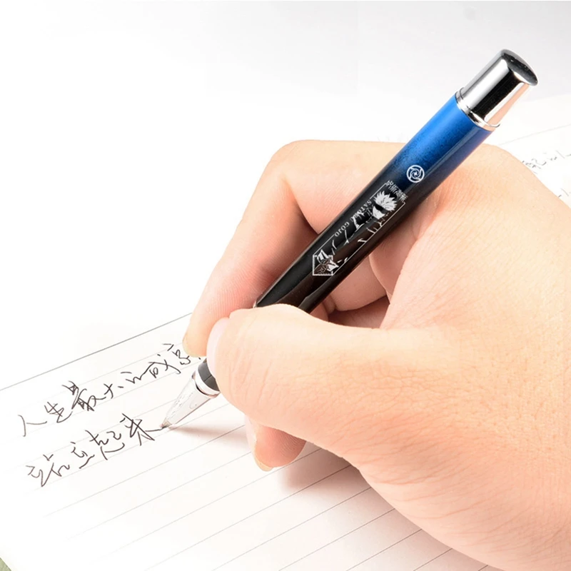1gb Anime Jujutsu Kaisen Melnu Gēla Pildspalvu Pilnīgas Matēts Ūdens Pildspalvas Studentu Rakstot Kancelejas preces Biroja Piederumi