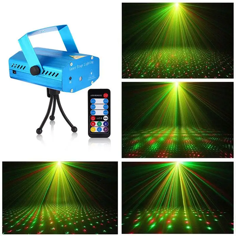Mini LED Zvaigžņotām Debesīm Skatuves Gaismas Dj Balss aktivizēta DJ Diskotēka Projektoru Disco Mirgo Ziemassvētku Puse Kluba Skatuves Gaismas