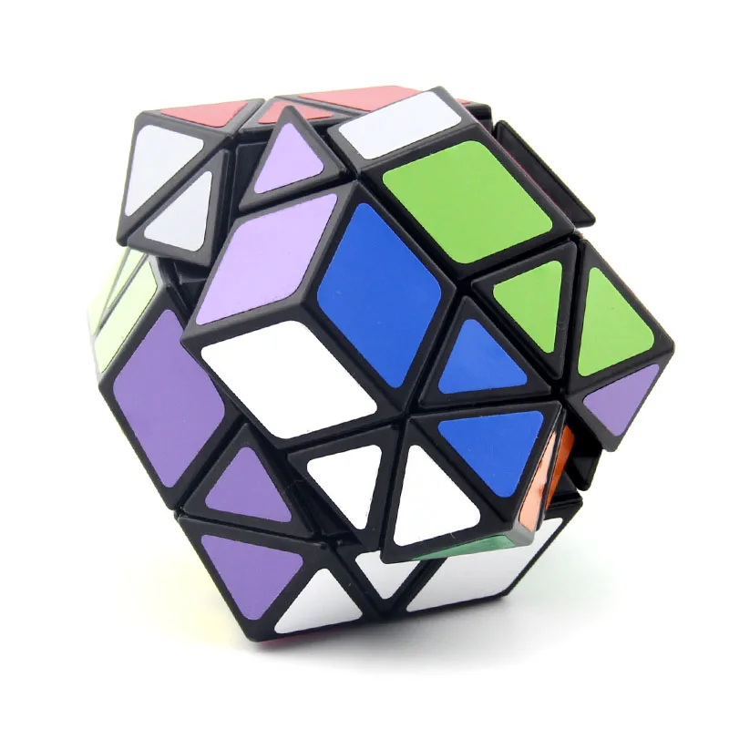 LanLan 12 Ass Rhombohedral Dodecahedron Magic Cube Megaminxeds Ātrums Puzzle Antistresa Izglītības Rotaļlietas, Prāta Spēles