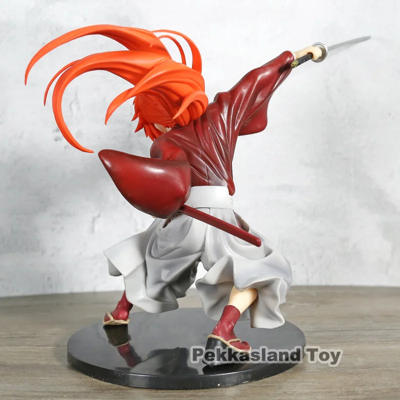 Rurouni Kenshin Meiji Paukotājs Romantisks Stāsts Kenshin Himura PVC Attēls Kolekcionējamus Modelis Rotaļlietas